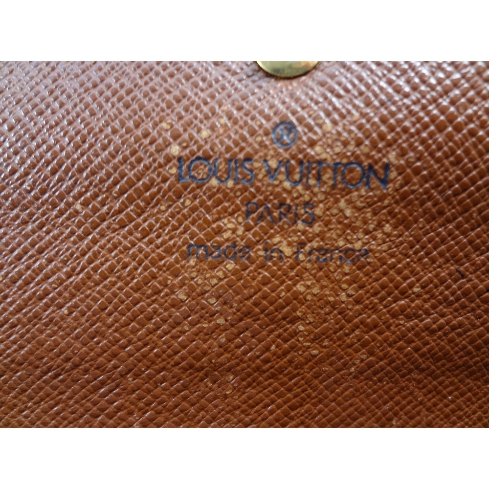 Authentic Louis Vuitton Monogram Sarah Long Wallet Brown /Tan includes Box COA - Picture 6 of 10
